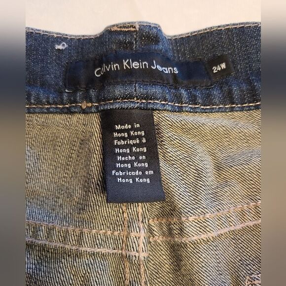 Calvin Klein Jeans, bootcut or flare leg, women's size 24W - Picture 3 of 7